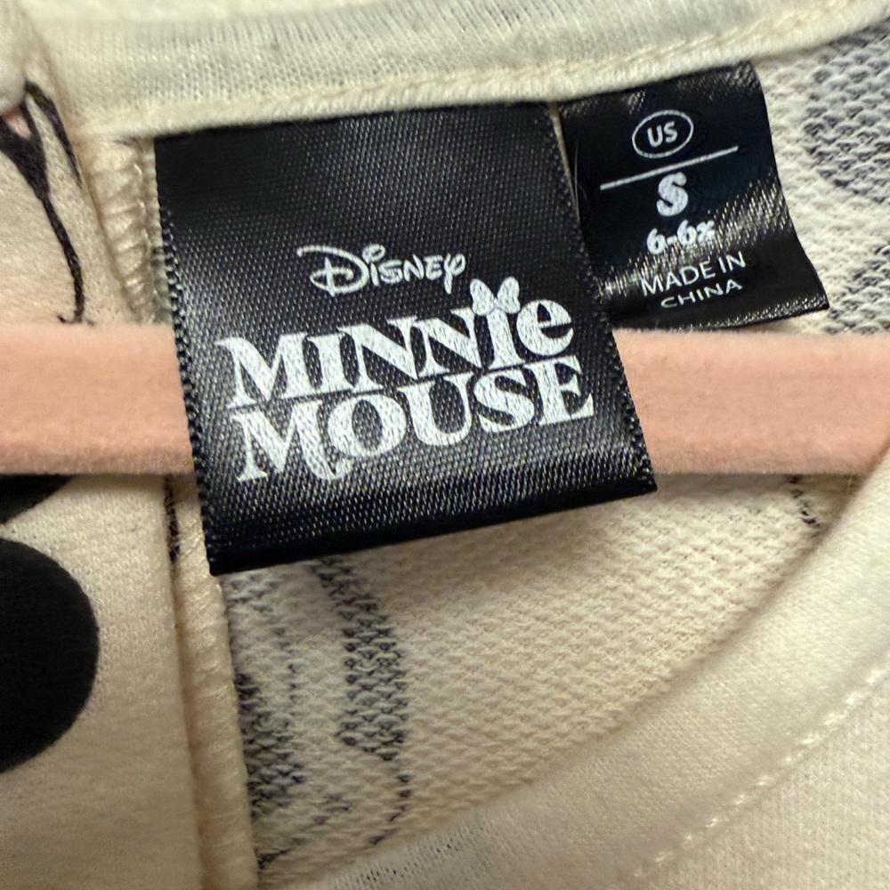 ⚡️5 for $15⚡️Disney Minnie Mouse Romper | Girls 6–6X | Pastel Bows - Picture 3 of 4
